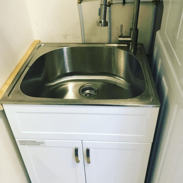laundry sink install parksville plumbers