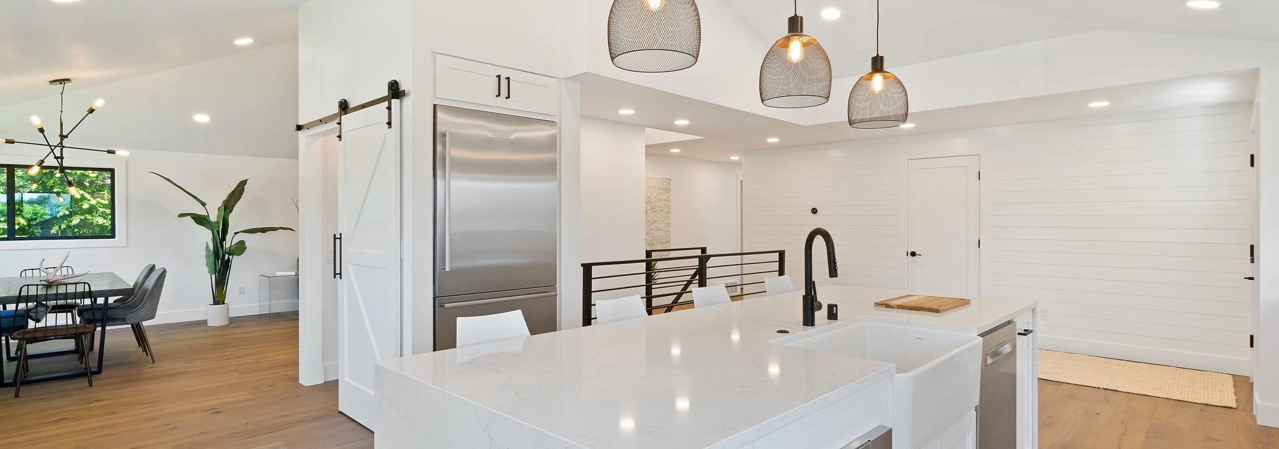 white kitchen scene Nanaimo Plumbing and Heating