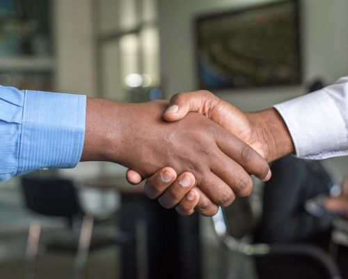 shaking hands