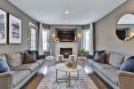 Nanaimo Heating grey decor living room with fireplace